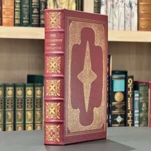 The Decameron by Giovanni Boccaccio Vintage Leather Bound Book